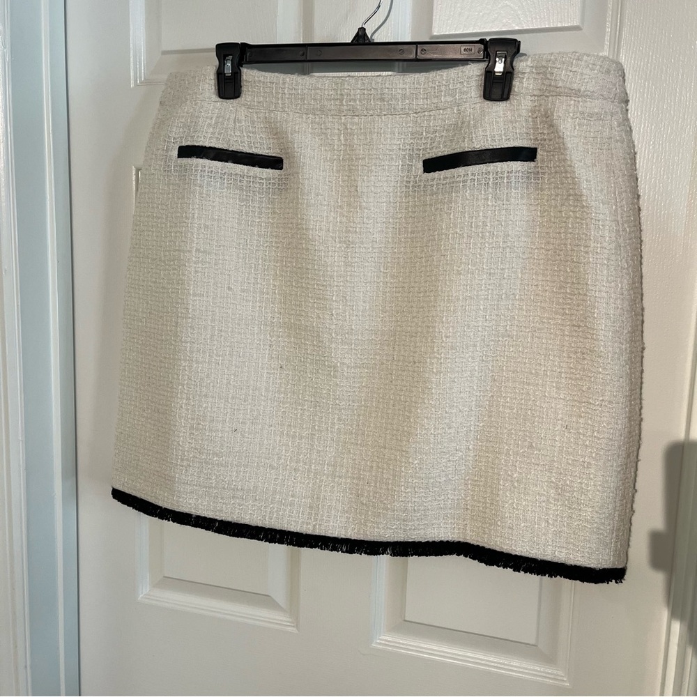 #PlusSize NWT High-Waist Tweed Mini Skirt